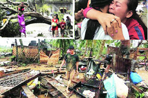 फिलिपाइन्समधील झंझावाती वादळात २३८ मृत्युमुखी
