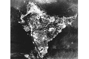 भारताच्या सीमारेषा दर्शवणारा नकाशा नासाकडून प्रसिद्ध