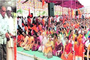 कन्नडिगांच्या अधिवेशनास महामेळाव्याने उत्तर