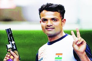 विजय कुमारची दुसऱ्या स्थानी झेप जागतिक नेमबाजी क्रमवारी