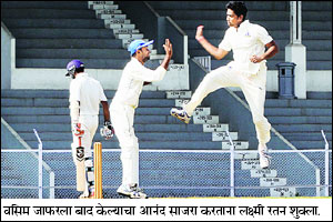 रणजी करंडक क्रिकेट स्पर्धा : मुंबईची अडखळत सुरुवात
