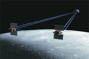 नासाच्या ‘एब’ व ‘फ्लो’ अंतराळयानांचे चंद्रावर आघाती अवतरण