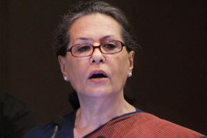 काँग्रेस अध्यक्ष सोनिया गांधी