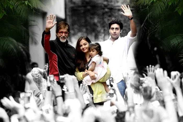 अमिताभ बच्चननी आराध्याला नेले चाह्त्यांच्या भेटीस