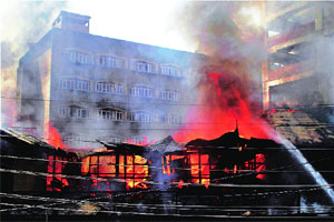 जम्मू सचिवालयाच्या विस्तारित कक्षाला आग