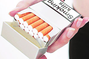 धूम्रपानापासून परावृत्त करणारी बोलकी सिगरेट पाकिटे