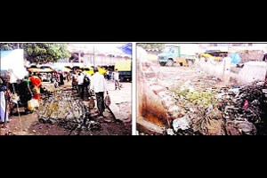..हा आठवडी बाजार की कचरा डेपो?व्यापाऱ्यांचा आंदोलनाचा इशारा