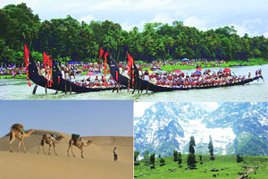 देशांतर्गत पर्यटनात केरळ, काश्मीर, राजस्थान यांची चलती