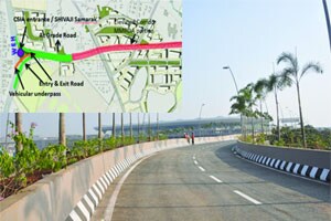 द्रुतगती मार्गावरून पाच मिनिटांत विमानतळ