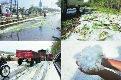 गारपीटग्रस्तांना ६००० कोटी?