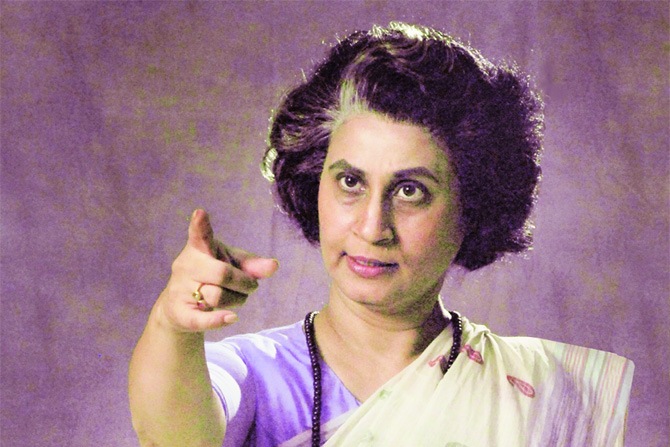 मराठी रंगभूमीवर इंदिरा गांधी!