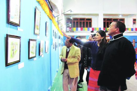 तवांग संस्कृतीशी मिलाफ साधणारी ठाणेकराची कला