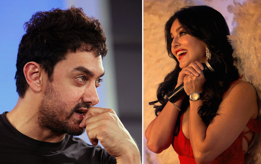 Sunny Leone, Aamir Khan, Snapdeal, सनी लिओनी, आमिर खान