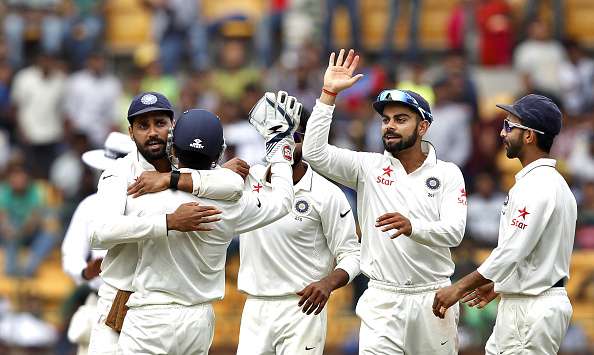Live cricket score, India (Ind) vs New Zealand (NZ), 1st Test Day 5: India victory in Kanpur. (Source: AP)