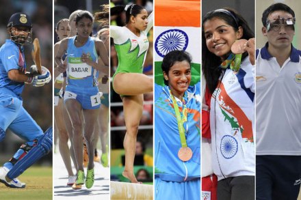 बॅडमिंटनपटू पी.व्ही.सिंधूने रिओ ऑलिम्पिकमध्ये भारताला रौप्य पदकाची कमाई करून ऐतिहासिक कामगिरी केली, तर कुस्तीपटू साक्षी मलिक हिने कांस्य पदक पटकावले आहे.