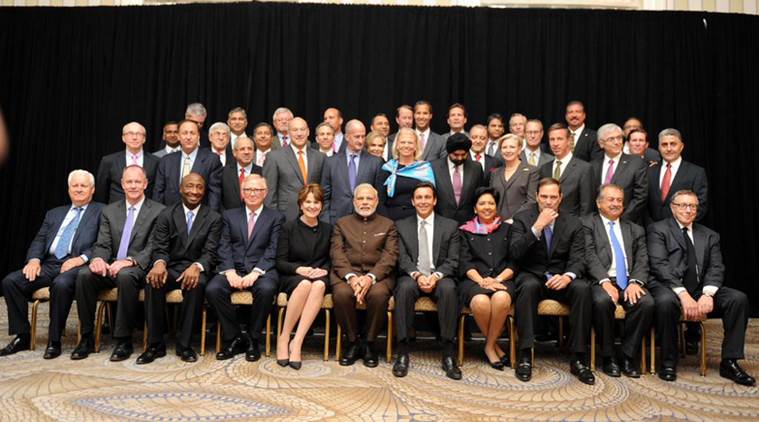 नरेंद्र मोदी, ceo, fortune 500, us tour