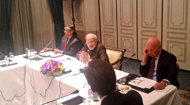 पंतप्रधान नरेंद्र मोदी, दिग्गज उद्योगपती रुपर्ट मरडॉक, रोजगार निर्मिती, मनोरंजन उद्योगक्षेत्र,Media baron Rupert Murdoch,PM Modi