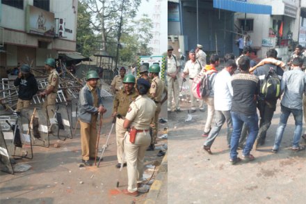 नागपुरात आंदोलकांवर लाठीचार्ज, १० जखमी