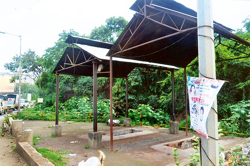 कोंढव्यातील स्मशानभूमीची दुरवस्था