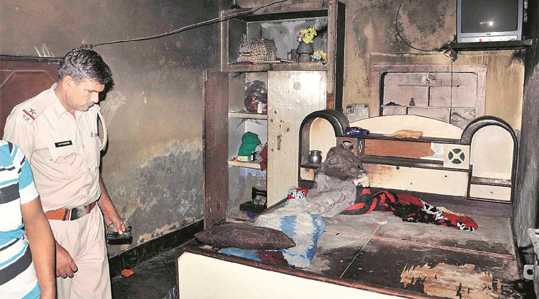 haryana, dalit family home burnt