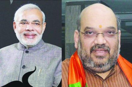 पंतप्रधान व स्टार प्रचारक नरेंद्र मोदी व पक्षाध्यक्ष अमित शहा 