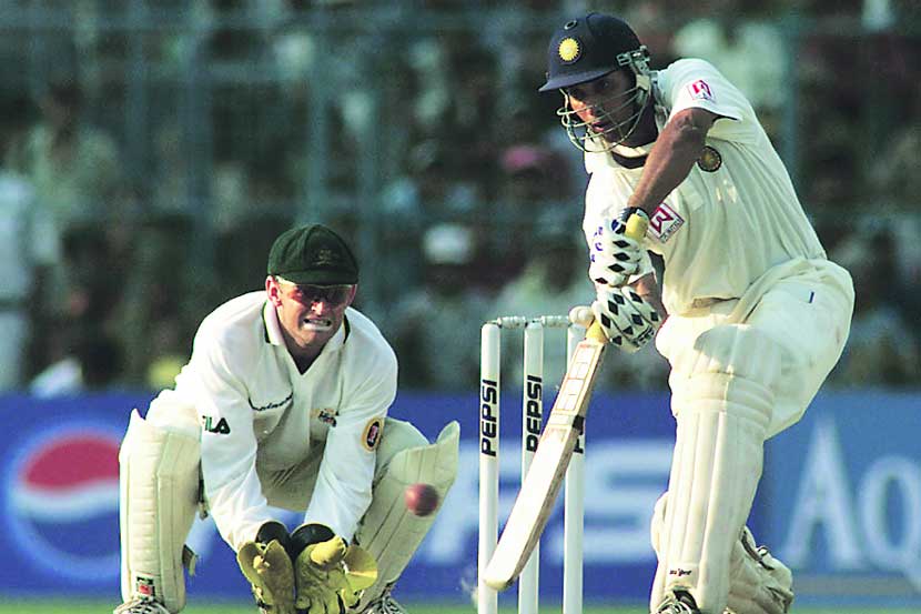 ऑस्ट्रेलियाविरुद्ध २००१ मध्ये कोलकाता कसोटीत लक्ष्मण २८१ धावांच्या खेळीदरम्यान