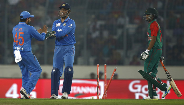 भारताची बांगलादेशवर ४५ धावांनी मात