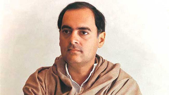 Rajiv Gandhi.