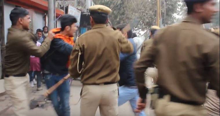 RSS office , Delhi Police , brutally assault student protesters, suicide of Rohith Vemula, Loksatta, Loksatta news, Marathi, Marathi news