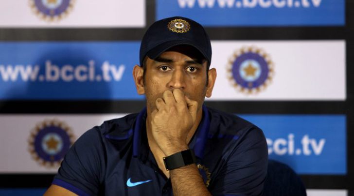 Indian Captain MS Dhoni at a press conference in Kolkata on Sunday. Express Photo by Partha Paul. 21.02.2016. *** Local Caption *** Indian Captain MS Dhoni at a press conference in Kolkata on Sunday. Express Photo by Partha Paul. 21.02.2016.