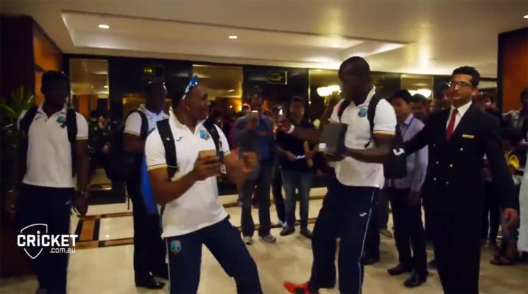 India vs West Indies: Dwayne Bravo, Darren Sammy showcase their moves at team hotel. 