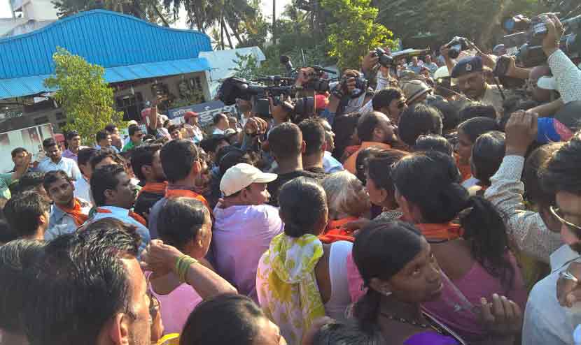 तृप्ती देसाई, कोल्हापूर, kolhapur