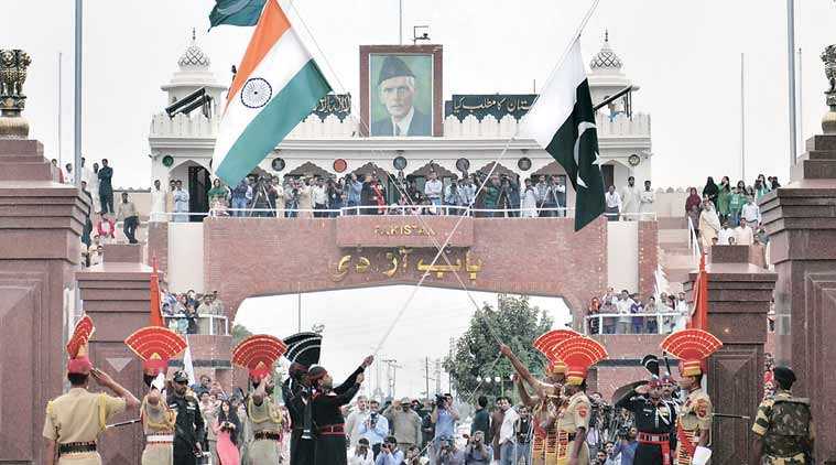 Attari Wagah border , national flag , tricolour , Lahore , India pakistan, Pathankot attack, Loksatta, Loksatta news, Marathi, Marathi news