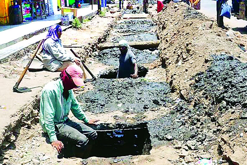 अलिबागमधील गटारे प्रवाही होणार