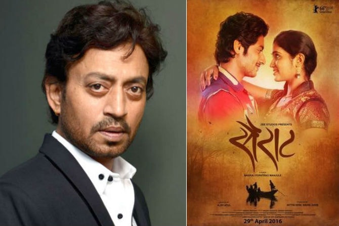 Sairat: ‘सैराट’ हा भारतीय चित्रपटसृष्टीचा नवा चेहरा- इरफान खान