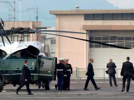 जपानच्या हिरोशिमाला भेट देणारे बराक ओबामा हे अमेरिकेचे पहिले राष्ट्राध्यक्ष ठरले आहेत. 
