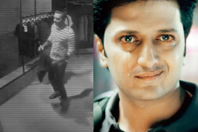VIDEO: कपड्यांची चोरी करताना रितेश सीसीटीव्हीमध्ये कैद!