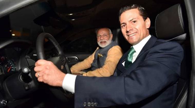 PM Modi in Mexico, Mexican President drives PM Modi to restaurant for vegetarian dinner, NSG, Loksatta, loksatta news, Marathi, Marathi news