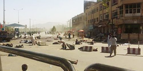 काबुलमध्ये आत्मघातकी हल्ला, ६१ ठार २०५ जखमी