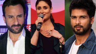 Kareena kapoor, saif ali khan, shahid kapoor