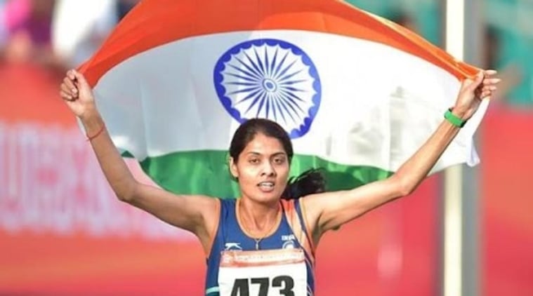 Lalita Babar broke her own national record with a timing of 9:27.09 seconds at the Federation Cup. (File photo)
