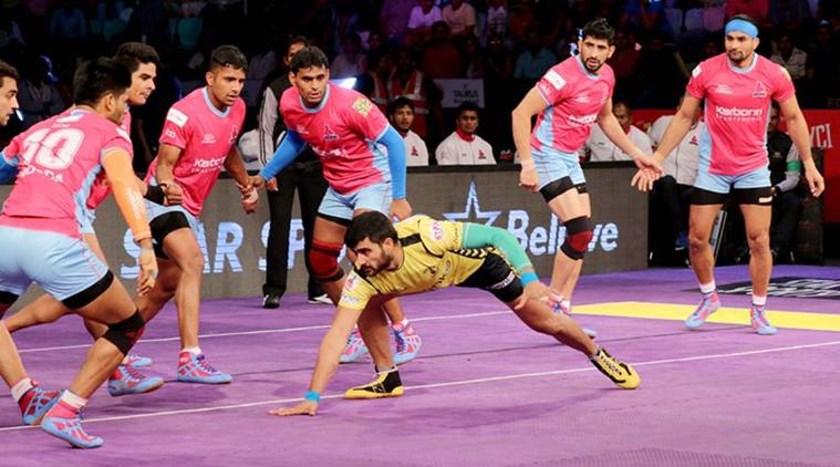 Pro Kabaddi Live score, Telugu Titans vs Jaipur Pink Panthers, semi-final 2: Will Rahul Chaudhari take his team into the first ever final of Pro Kabaddi.