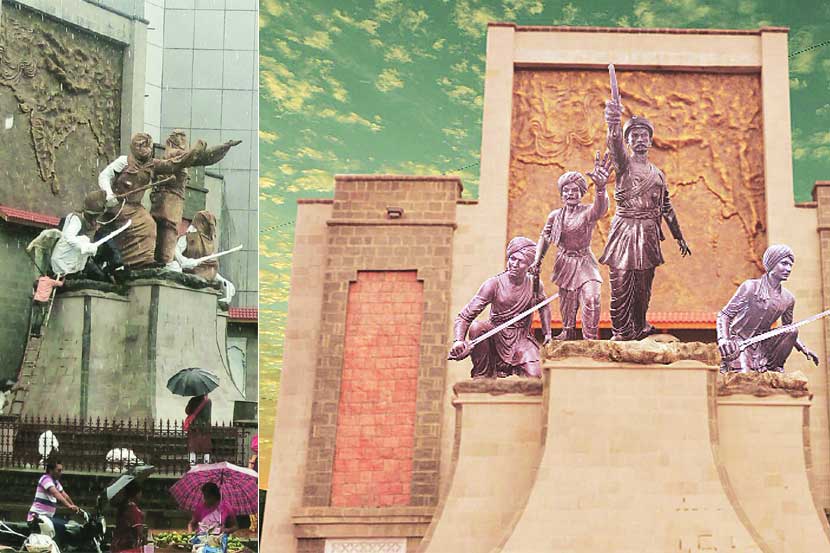 दहा वर्षे रखडलेल्या चापेकर बंधूंच्या स्मारकाचे श्रेयासाठी घाईने उद्घाटन
