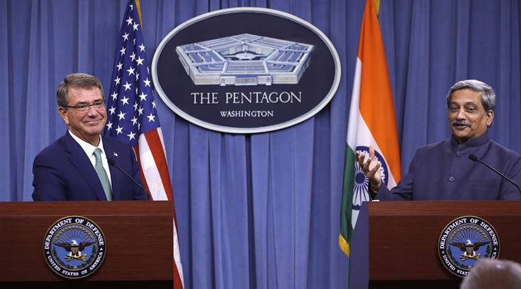 defence minister manohar parikar, ashton carter