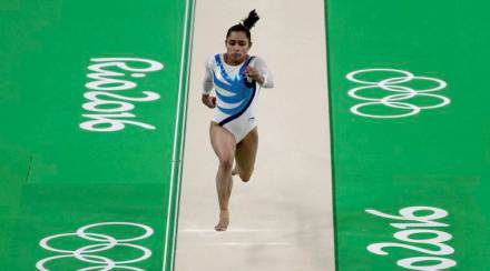 Dipa Karmakar will compete in the Final on 14 August. (Source: AP)