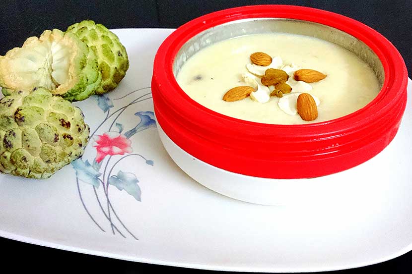 how to make sitafal rabdi, सीताफळ रबडी