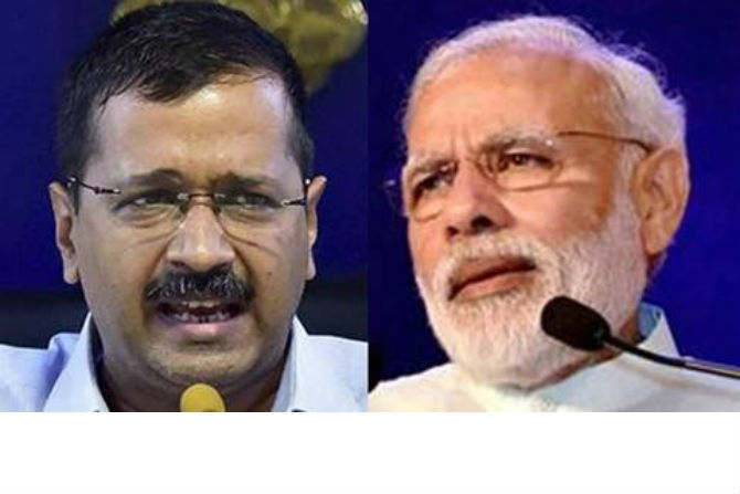 अरविंद केजरीवाल आणि नरेंद्र मोदी