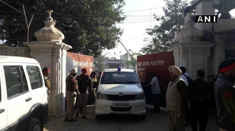 नाभा तुरूंगाबाहेरील दृष्य: छायाचित्र: एएनआय
