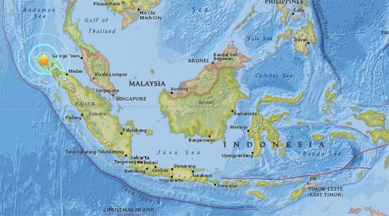 इंडोनेशियाला भूकंपाचा धक्का