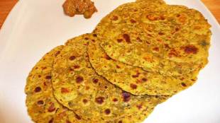 how to make methi thepla, methi thepla recipe, मेथी ठेपला